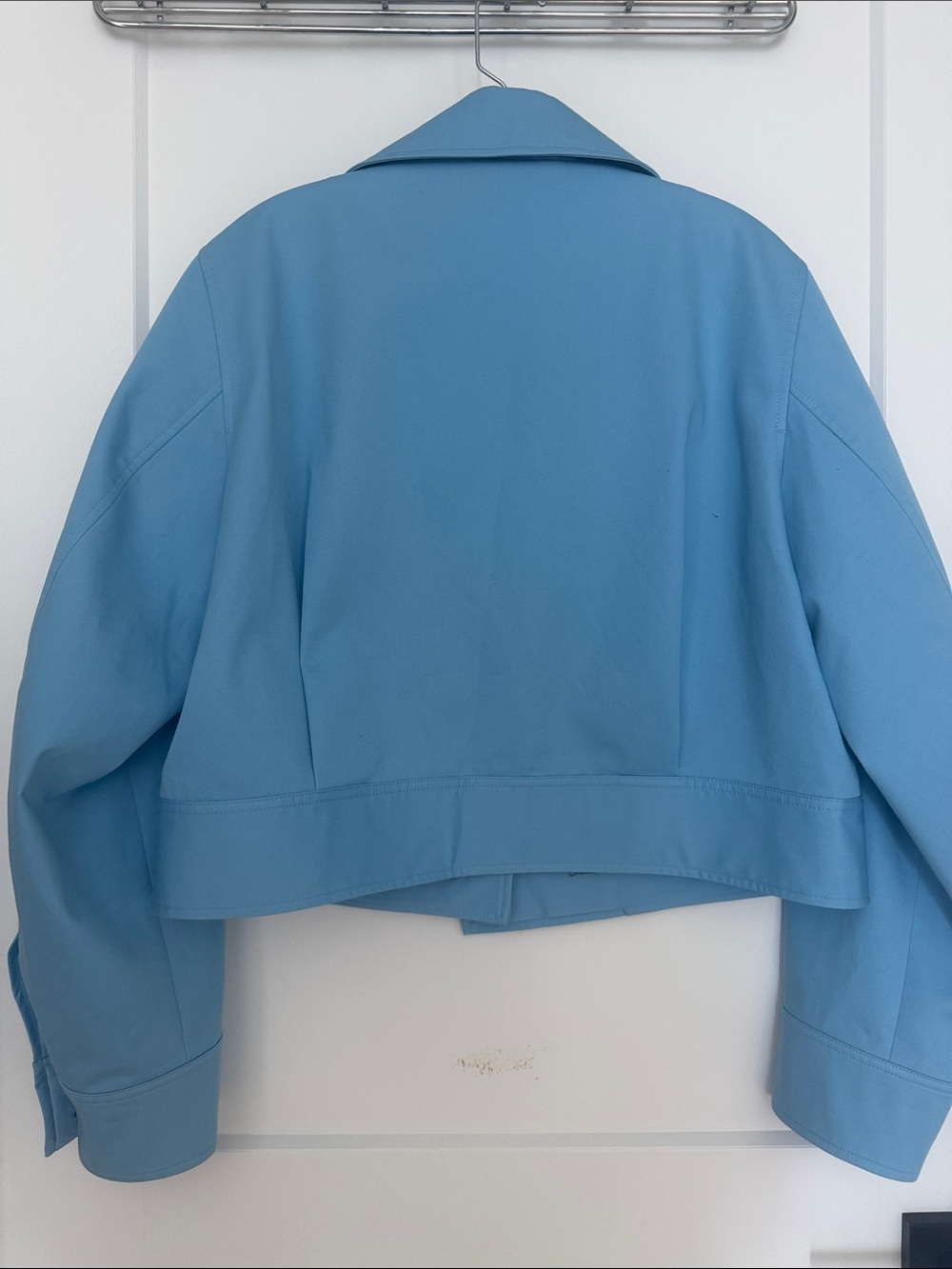 COS Blue Cropped Utility Jacket - Picture 3 of 3